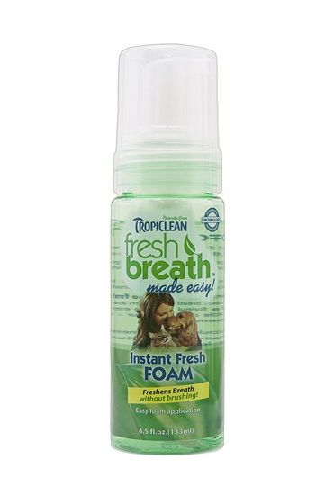 Мятная пена для свежего дыхания кошек и собак Tropiclean FRESH MINT Foam 133 мл.