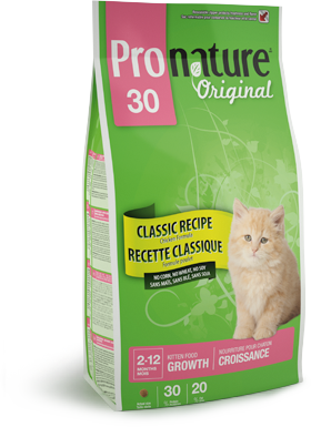 Сухой корм для котят Pronature Original 30 Classic Recipt Chicken Formula 