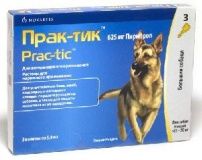 Капли для собак Novartis Practic XL от паразитов 3 пипетки